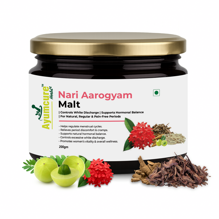 Nari Aarogyam Malt | White Discharge (Leukorrhea) & PCOS Support | Only For Women
