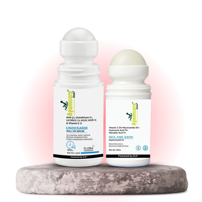 The Dark Zone Duo — Neck, Knee & Elbow Roll-On + Underarm Roll-On | All Skin Types
