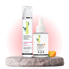The Bright Face Duo — Anti-Dark Circle Serum + Vitamin C Face Serum | Men & Women