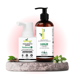 The Wash + Grow Duo — Black Seeds Oil Shampoo + Hair Growth Serum | Men & Women
