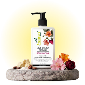 Love & Glow Perfume Body Lotion | Niacinamide & Cocoa Butter | Men & Women