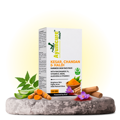 Radiance Face Pack | Kesar, Chandan & Haldi + 3% Niacinamide | Men & Women