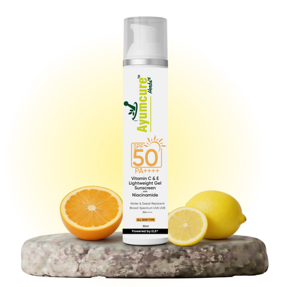 Vitamin C+E Sunscreen SPF 50+++ with Niacinamide | No White Cast | All Skin Types