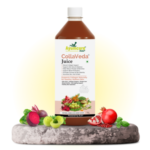 CollaVeda Juice | Korean Glass Skin Formula | 100% Herbal | Natural Collagen Support | Skin Glow & Radiance | For Men & Women | 1 Litre