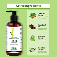 3% Black Seeds Oil + 2% Sea Buckthorn Shampoo + Conditioner | Hair Growth | Unisex