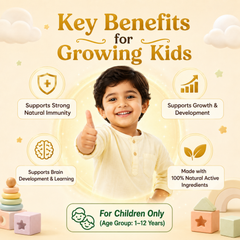 Ayumcure Kids Suvarnaprashan Drops | Golden Nectar Ayurvedic Immunity & Brain Support for Children 1-12 Years | With 24 Ct Gold, Suvarna Bhasma, Brahmi, Shankhpushpi, Vacha & Honey