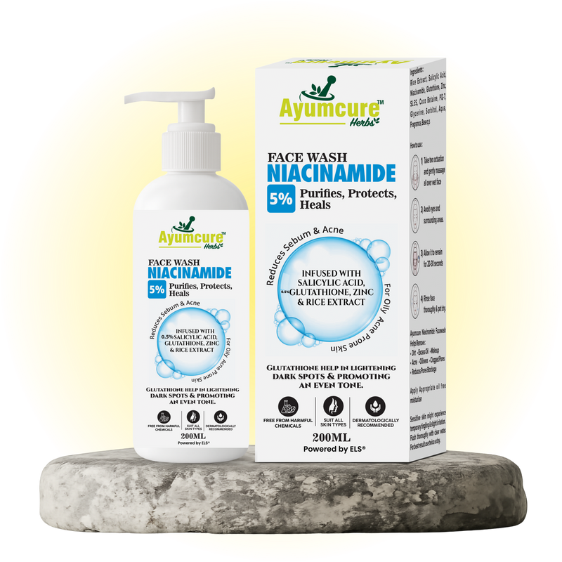 5% Niacinamide Face Wash | Salicylic Acid, Glutathione & Zinc | Men & Women - Alternate View