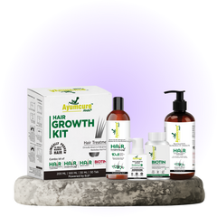 Hair Growth Kit: Shampoo + Conditioner + Oil + Biotin Serum | Men & Women