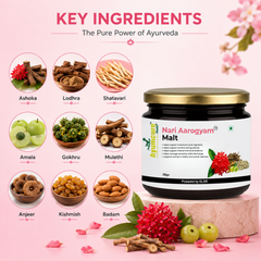 Nari Aarogyam Malt | White Discharge (Leukorrhea) & PCOS Support | Only For Women