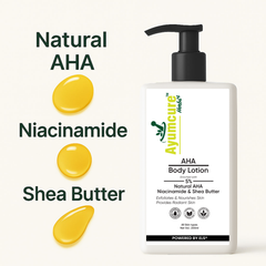 The De-Tan Body Duo — 1% Salicylic Acid Body Wash + 5% AHA Body Lotion | Men & Women