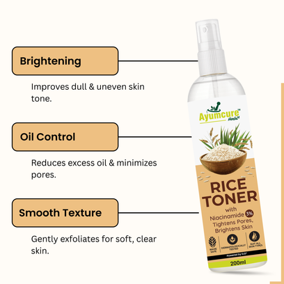 Anti-Pigmentation Kit: Rice Water + Niacinamide Serum + Niacinamide Face Wash - Alternate View