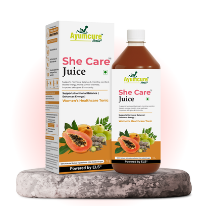 She Care Ayurvedic Juice | PCOS, PCOD & Period Pain Relief | Ayush Certified | Only For Women - Alternate View