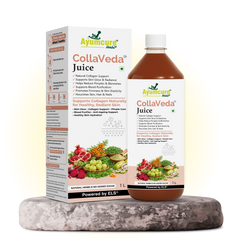 CollaVeda Juice | Korean Glass Skin Formula | 100% Herbal | Natural Collagen Support | Skin Glow & Radiance | For Men & Women | 1 Litre