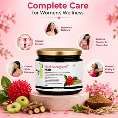 Nari Aarogyam Malt | White Discharge (Leukorrhea) & PCOS Support | Only For Women