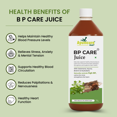 BP Care Ayurvedic Juice Pack of 2 – Blood Pressure Management | Sugar Free | Unisex