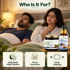 Ayumcure SardiNashak Malt 200g + Anti Snoring Drops 30ml Combo for Men & Women