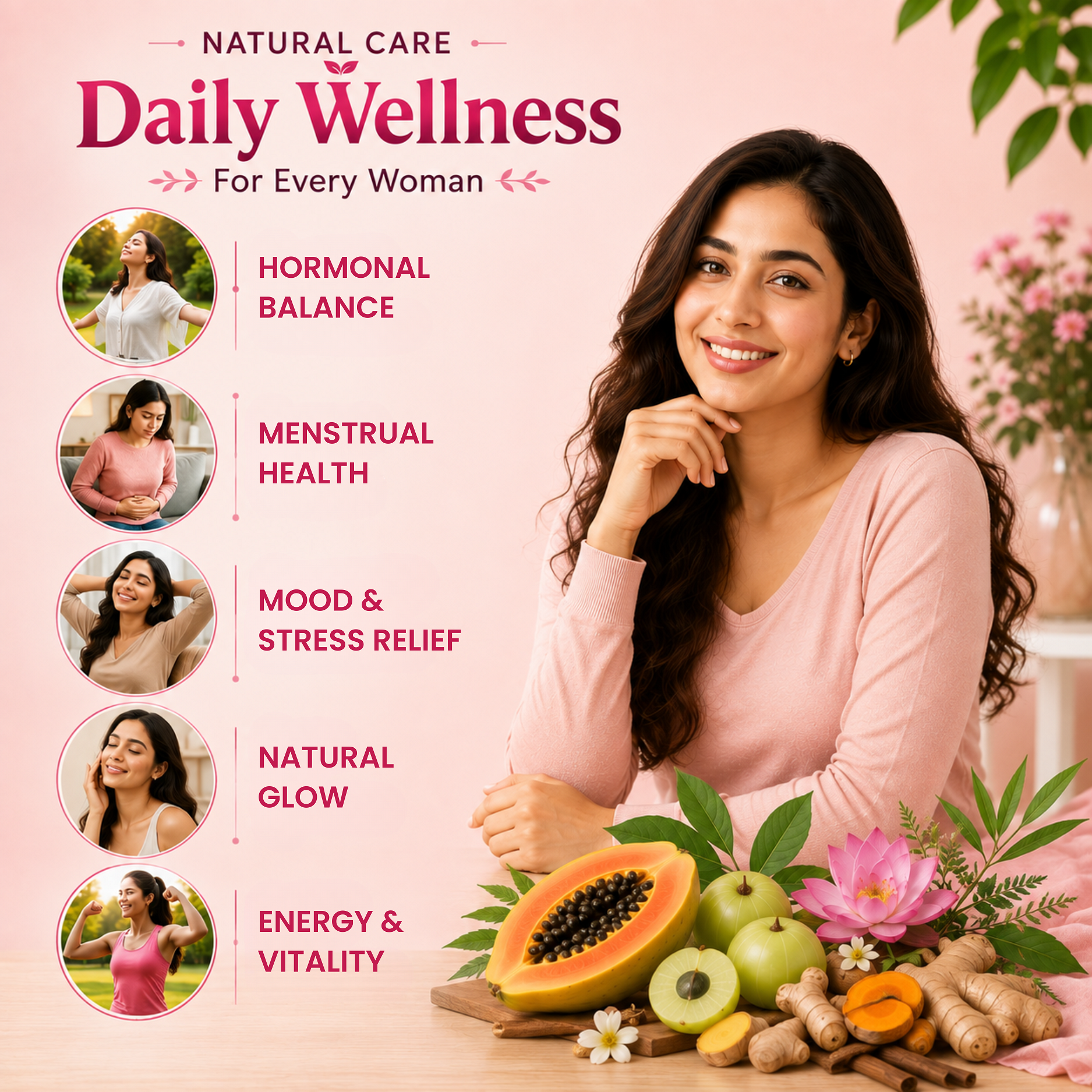 She Care Ayurvedic Juice | PCOS, PCOD & Period Pain Relief | Only For Women