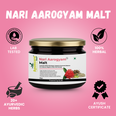 Nari Aarogyam Malt | White Discharge (Leukorrhea) & PCOS Support | Only For Women