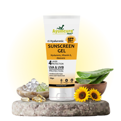 Hyaluronic Acid 1% Sunscreen SPF 50 PA++++ | No White Cast | Oily & Acne-Prone Skin