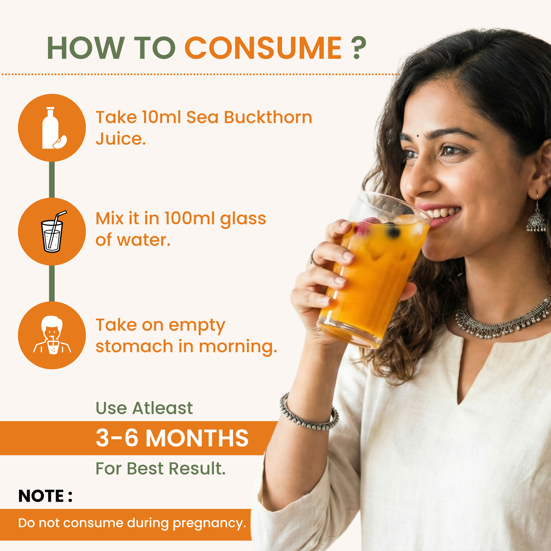 Sea Buckthorn Concentrate Pack of 2 | Omega 3,6,7,9 + Antioxidants | Sugar Free | Unisex