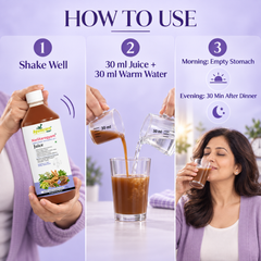 Ayumcure Herbs NariAarogyam Menopause Wellness Juice for Women 40+, 1L