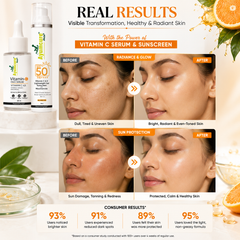 The Protect + Glow Duo — Vitamin C Serum + Vitamin C+E Sunscreen SPF 50 | Unisex