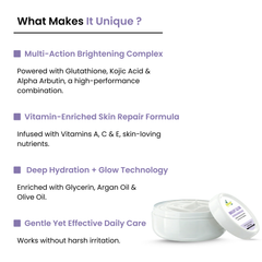 Glassy Glow Kit: Rose Water + Orange Scrub + Glutathione Cream | Men & Women