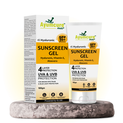 Hyaluronic Acid 1% Sunscreen SPF 50 PA++++ | No White Cast | Oily & Acne-Prone Skin