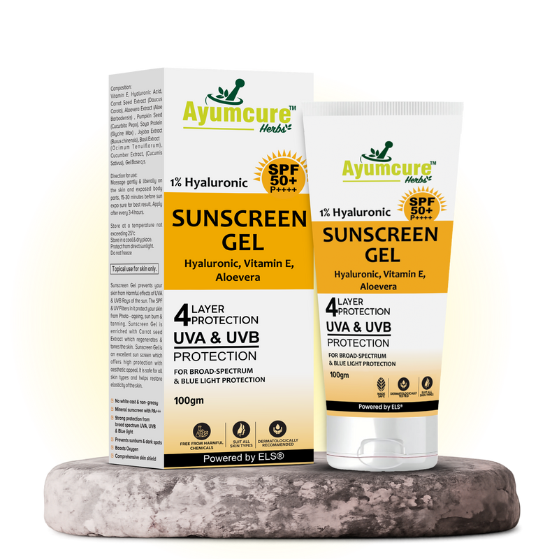 Hyaluronic Acid 1% Sunscreen SPF 50 PA++++ | No White Cast | Oily & Acne-Prone Skin - Alternate View