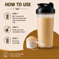 StrongAge Plant-Based Protein Powder for Men & Women 40+ | High Protein with 20 Vitamins & Minerals + 5 Superfoods | Supports Muscle Strength, Mobility, Bone Health, Energy & Healthy Ageing | Prebiotic Fibre | Vanilla Flavour | 400g