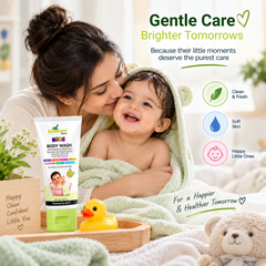 Ayumcure Herbs Kids Foaming Body Wash | Sulphate, Paraben & Silicone Free | Ayurvedic with Aloe Vera, Reetha & Shikakai | Soft Daily Cleanser for Delicate Skin | 100ml