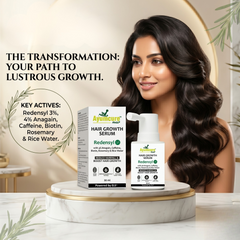 Hair Growth Serum | Biotin, Caffeine, Rice Water & Rosemary | Men & Women