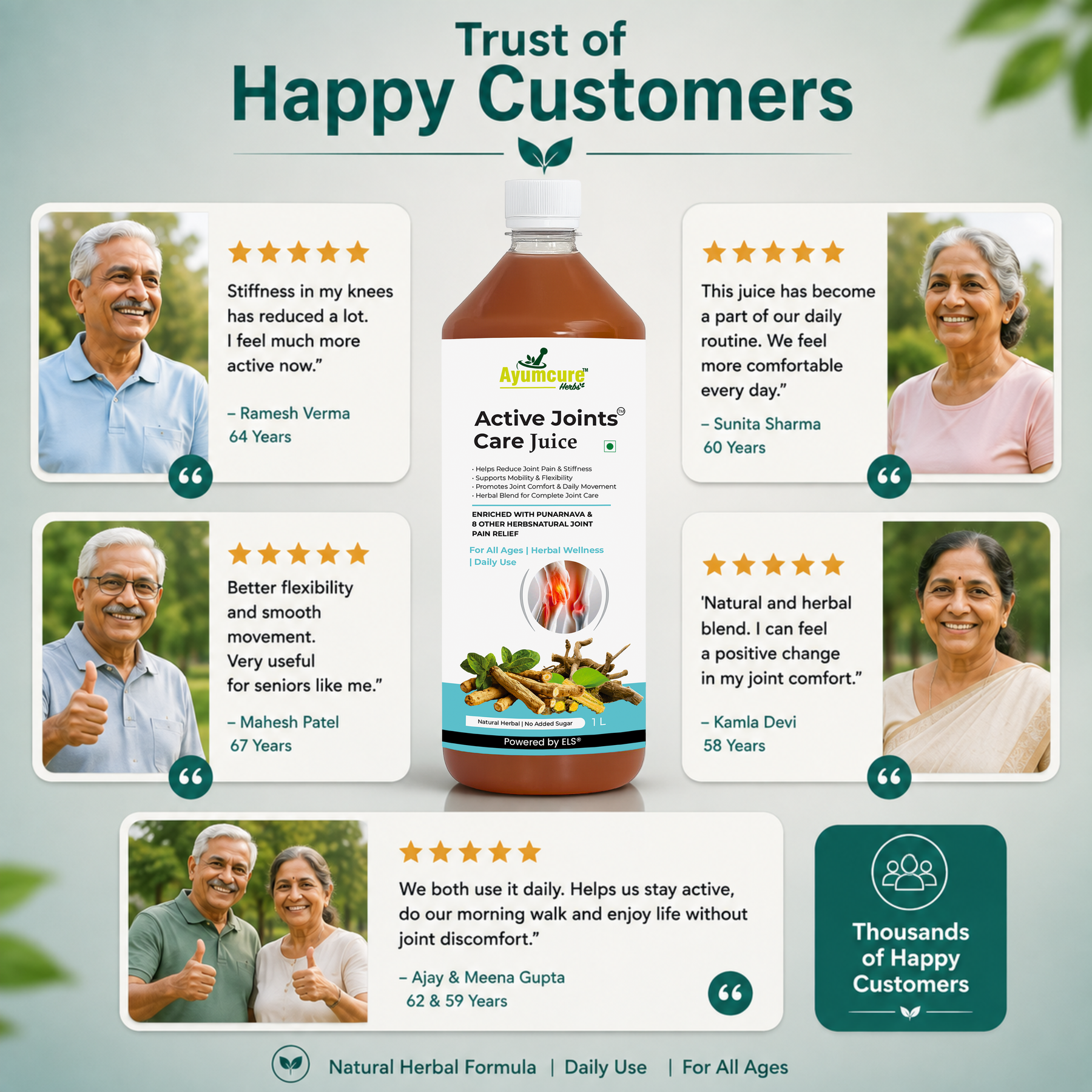 Active Joints Care Juice | Mobility & Flexibility Support | Men & Women