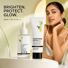 The Pigmentation Fix Duo — Niacinamide & Alpha Arbutin Face Serum + Niacinamide Sunscreen SPF 50 | Unisex