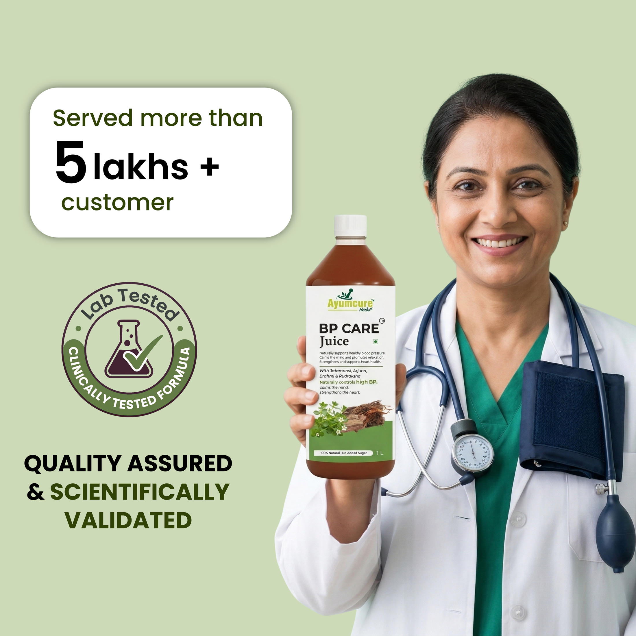 BP Care Ayurvedic Juice Pack of 2 – Blood Pressure Management | Sugar Free | Unisex