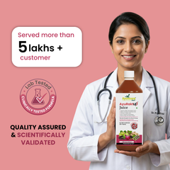 Ayumcure AyuRaktUp Juice | Ayurvedic Blood Health & Iron Support Tonic with 17+ Herbs | Supports Healthy Hemoglobin Levels, RBC Formation & Energy | Helps Reduce Fatigue | 100% Natural | For Men & Women | 1L