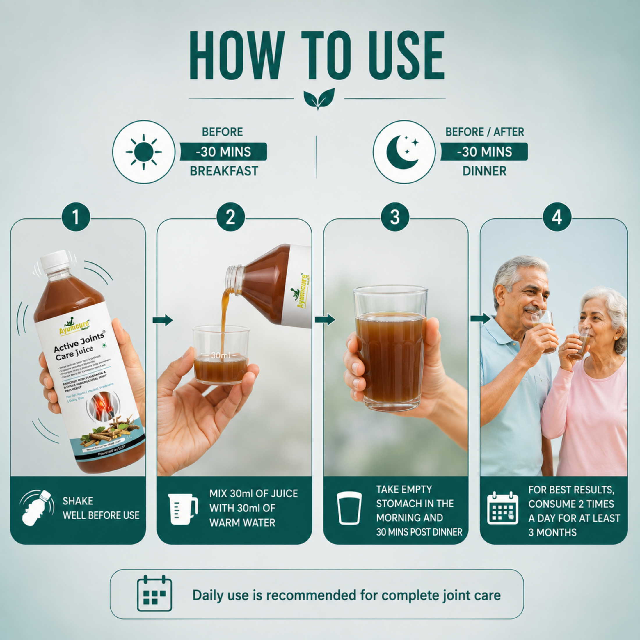 Active Joints Care Juice | Mobility & Flexibility Support | Men & Women
