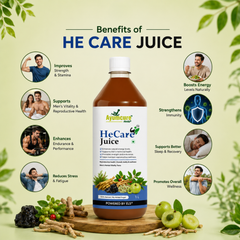 His & Her Wellness Combo | She Care Juice 1 L + HeCare Juice 1 L + Women’s Plant-Based Protein Powder 400 g, Chocolate Flavour |