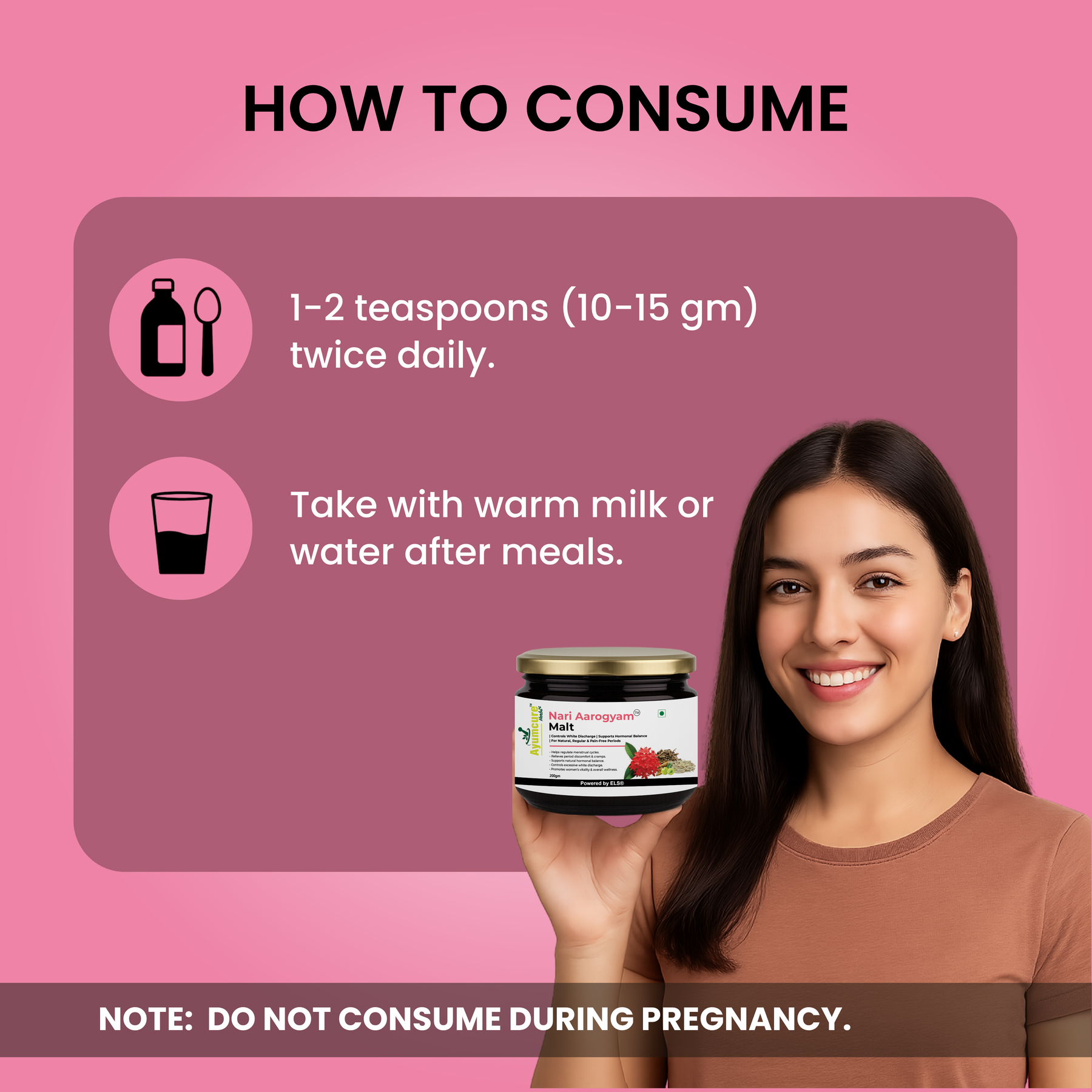 Nari Aarogyam Malt | White Discharge (Leukorrhea) & PCOS Support | Only For Women