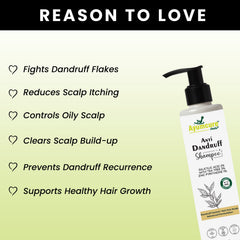 Anti-Dandruff Kit: 3% Tea Tree Shampoo + Niacinamide Serum | Men & Women