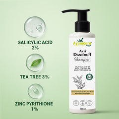 Anti-Dandruff Kit: 3% Tea Tree Shampoo + Niacinamide Serum | Men & Women