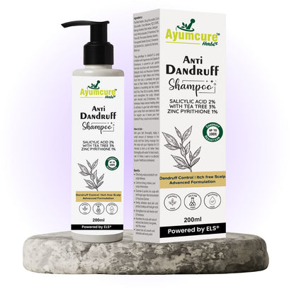 3% Tea Tree Anti-Dandruff Shampoo with 2% Salicylic Acid | Men & Women - Alternate View