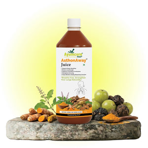 AsthonAway Ayurvedic Asthma & Respiratory Support Juice | Men & Women