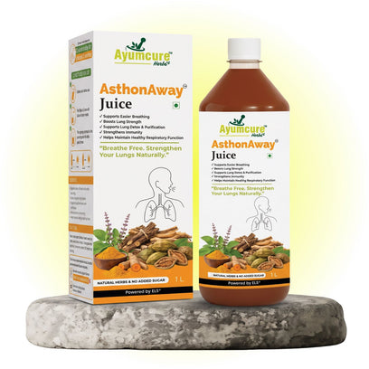 AsthonAway Ayurvedic Asthma & Respiratory Support Juice | Men & Women - Alternate View
