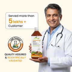 AsthonAway Ayurvedic Asthma & Respiratory Support Juice | Men & Women