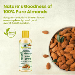 Sweet Almond Oil | For Body, Skin & Hair Nourishment | Men & Women