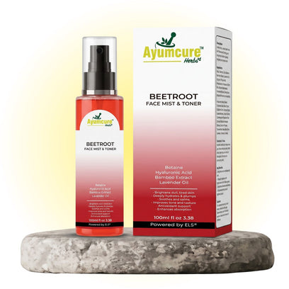 Beetroot Hyaluronic Face Mist & Toner | Glowing Skin | Unisex - Alternate View