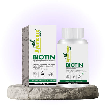 Biotin Tablet with Vitamins & Minerals | Healthy Hair & Skin | Men & Women - Alternate View