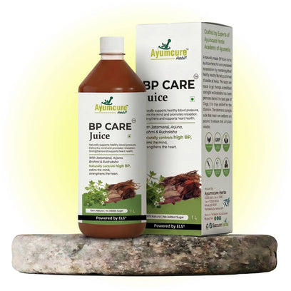 BP Care Ayurvedic Juice – Manages High Blood Pressure | Sugar Free | Men & Women - Alternate View