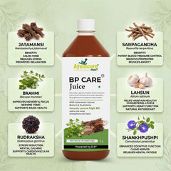 BP Care Ayurvedic Juice – Manages High Blood Pressure | Sugar Free | Men & Women